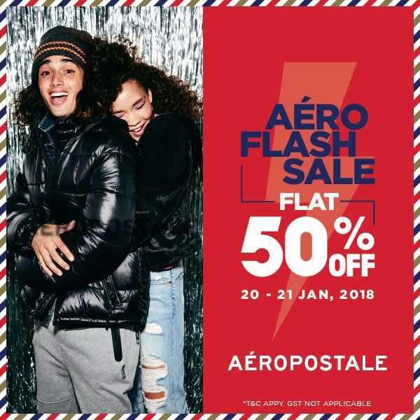 Aero Flash Sale - Flat 50% off at Aeropostale in Punjab | www.paulmartinsmith.com