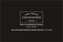 The Great Crossword Sale from 4 August to 2 September 2012. Crossword Sale starts 4th August. Member preview on 2nd and 3rd August. This is the time for all members to redeem all their points they have collected on their purchase over the last 2 years. Sale at Mumbai, Delhi, Ahmedabad, Baroda, Nagpur, Chennai, Hyderabad, Bangalore, Vijaywada, Lucknow, Amritsar, Indore, Bhopal stores.