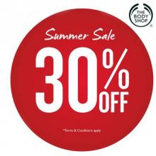 The Body Shop Summer Sale, Up to 30% off