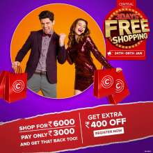Central Presents 3 Days Free Shopping  24th - 26th January 2020